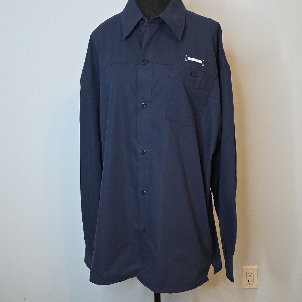 Enyce Navy Casual Button-Down Shirt